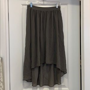 Hi low skirt